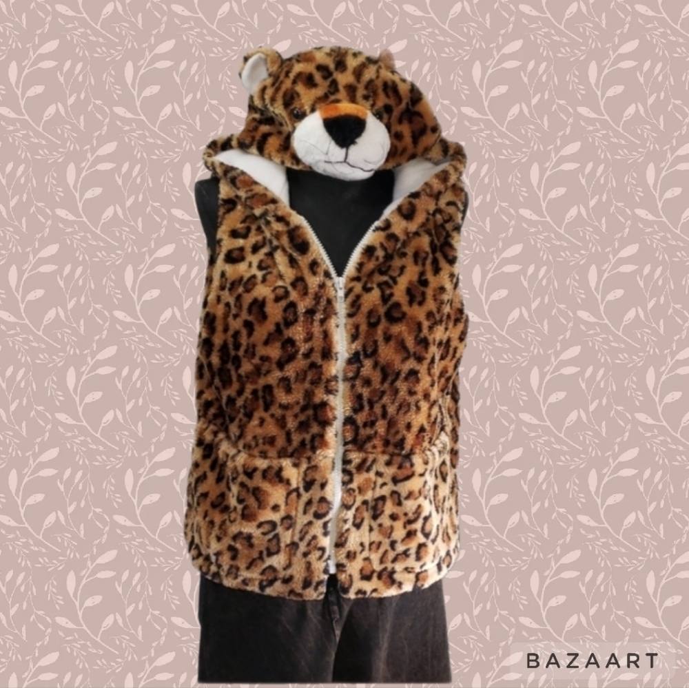 Cozy Soft Vest Hoodie Size S